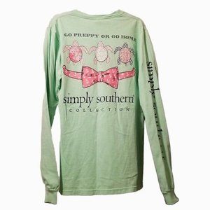 Simply Southern Preppy Long Sleeve Sz S